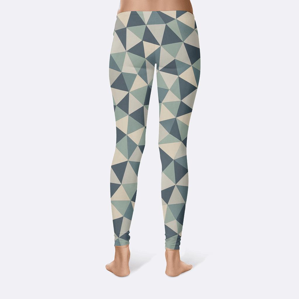 Triangular Shard Net soft cotton leggings