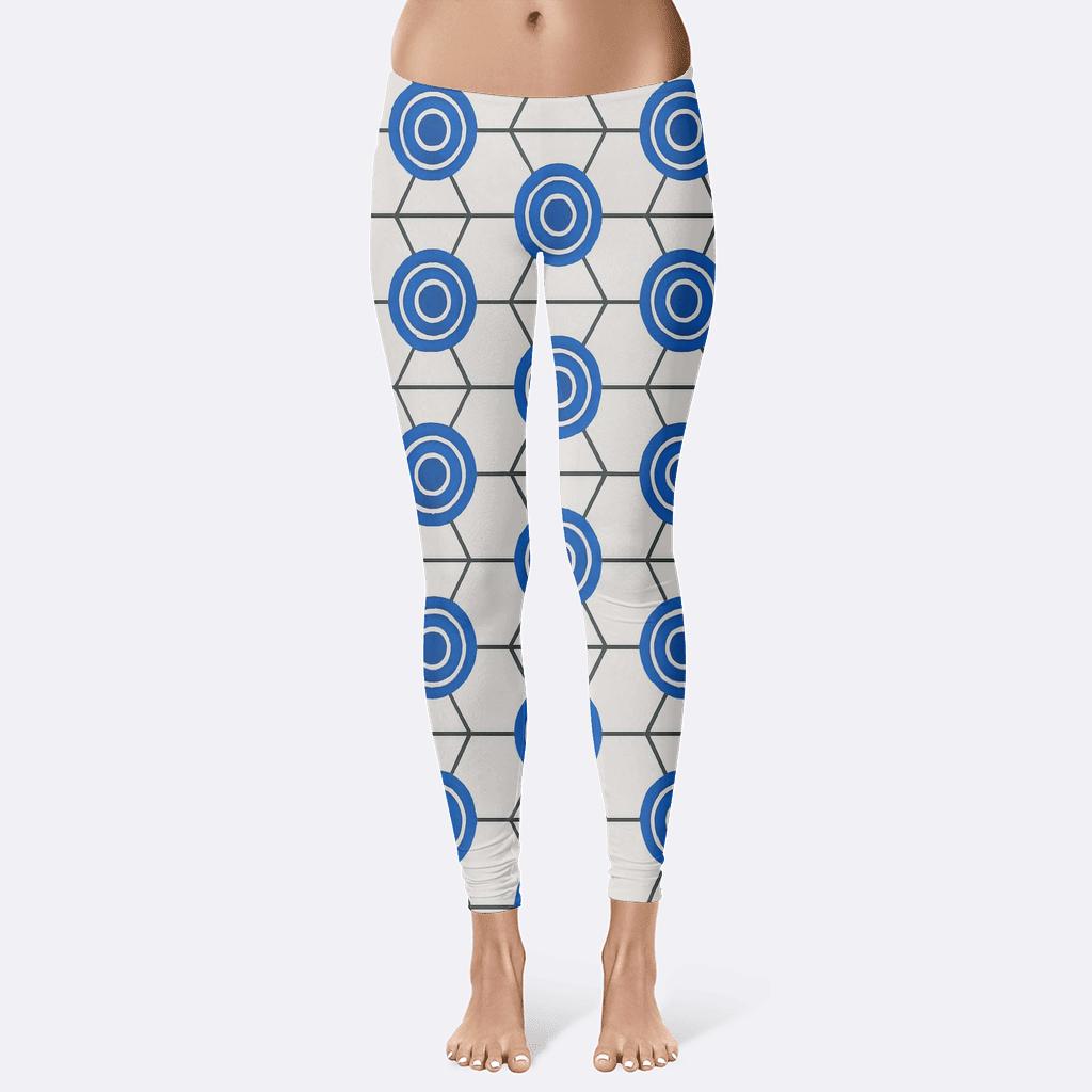 Orbital Lattice Ripple soft cotton leggings