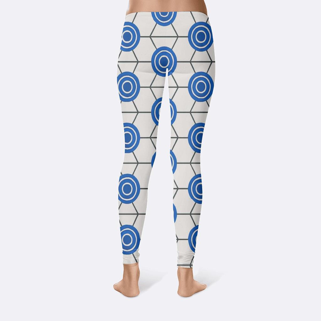 Orbital Lattice Ripple soft cotton leggings
