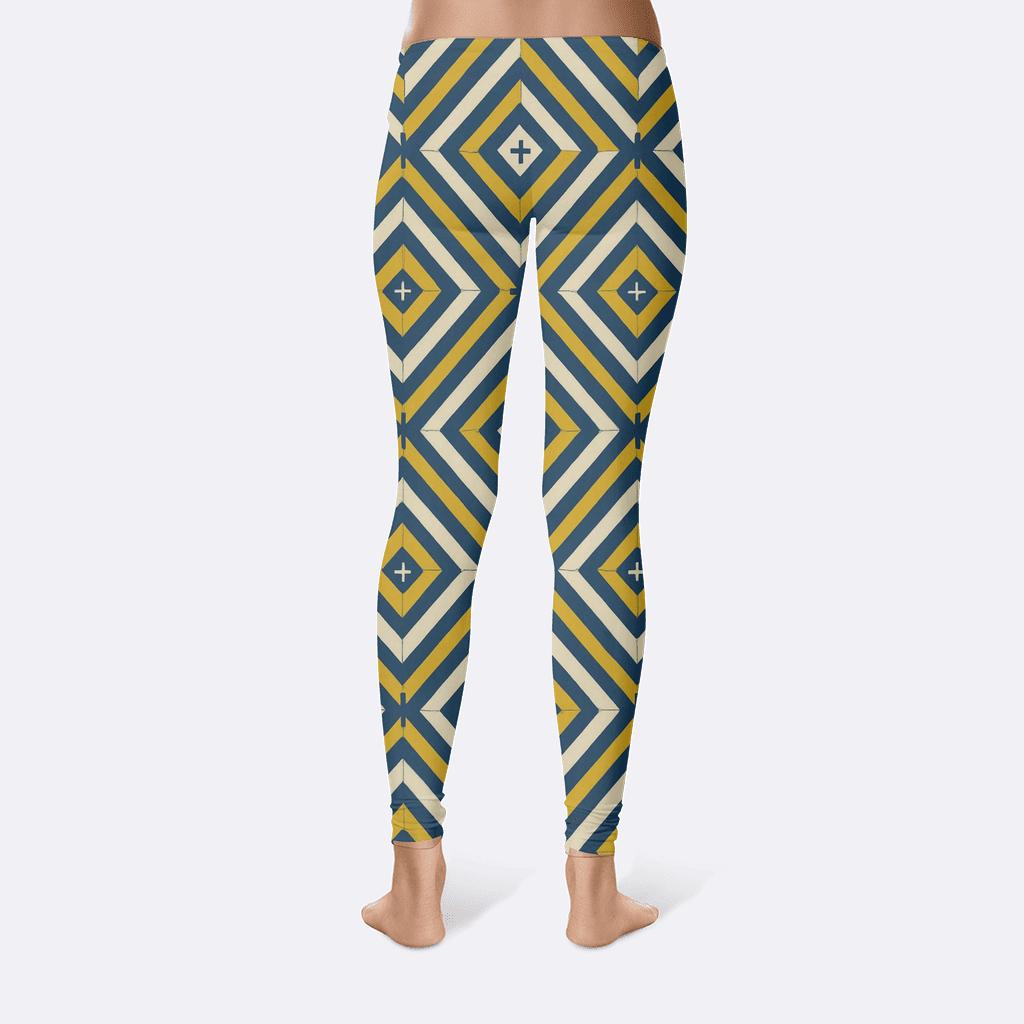 Stellar Stripe Cascade soft cotton leggings