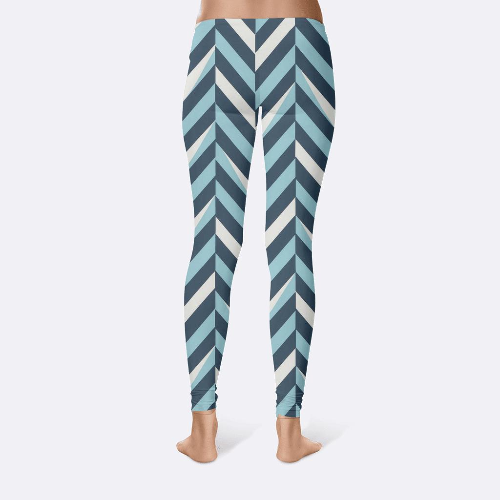 Comet Trail Herringbone personalized print leggings