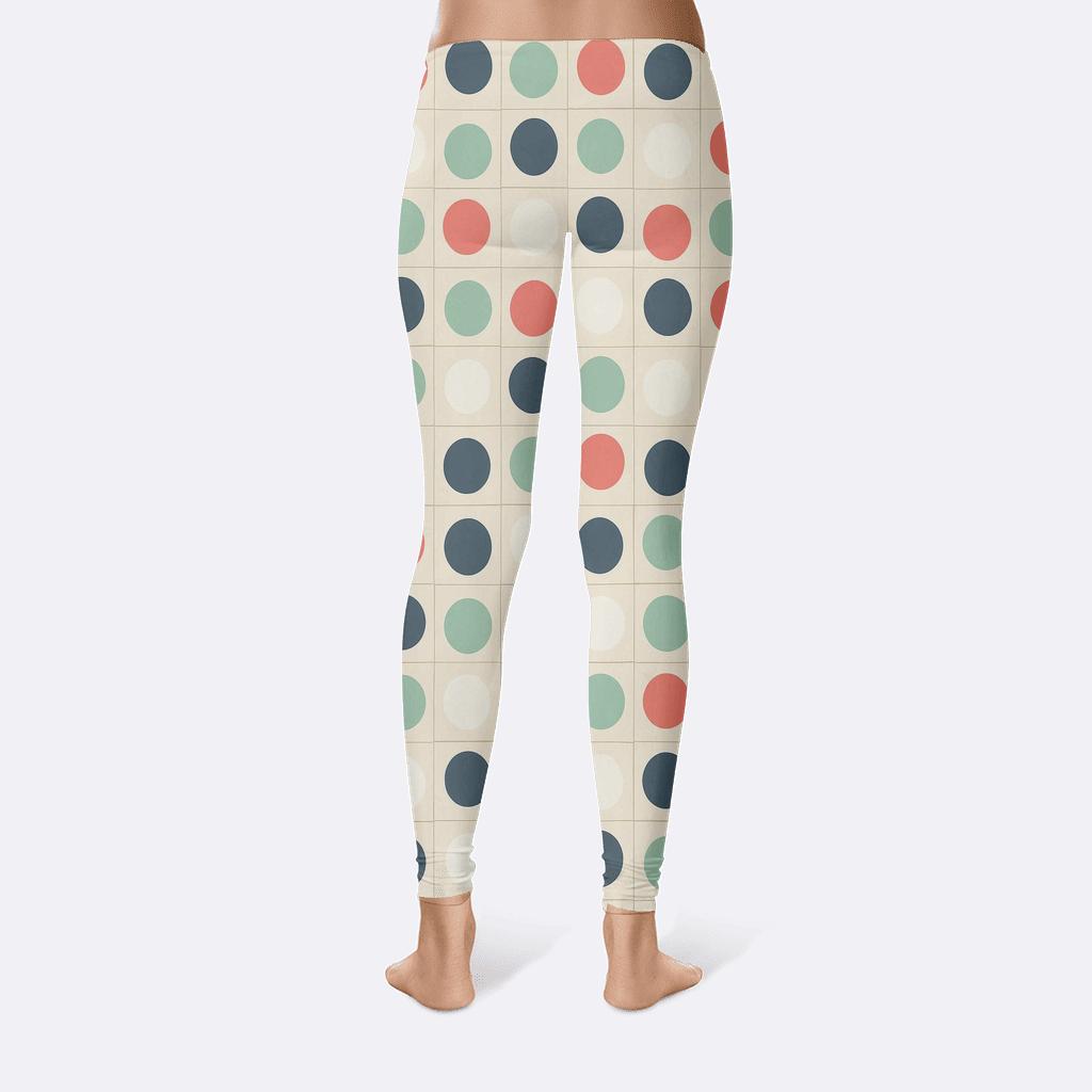 Quantum Dot Drift Grid trendy athletic leggings