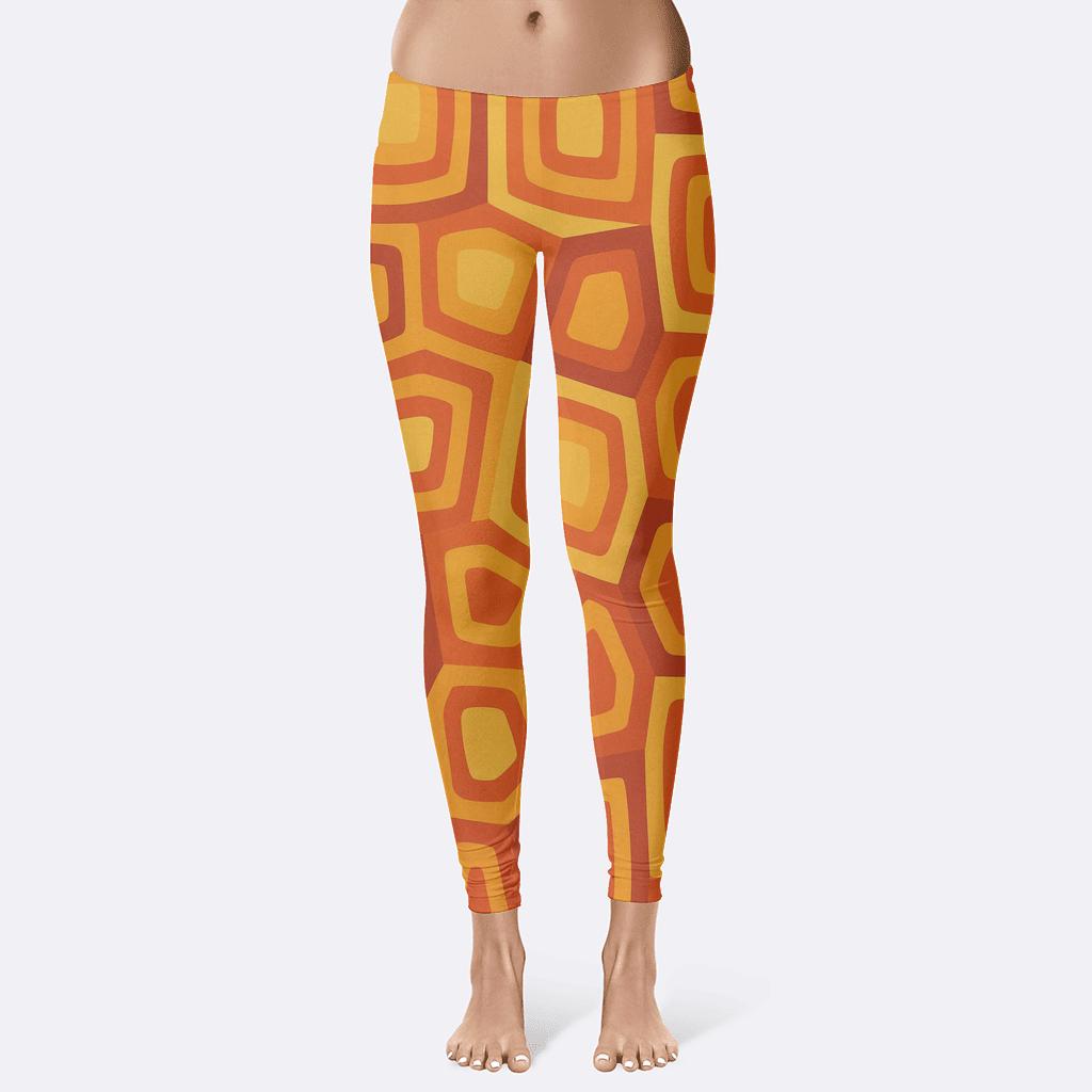 Solar Band Tessellation soft cotton leggings