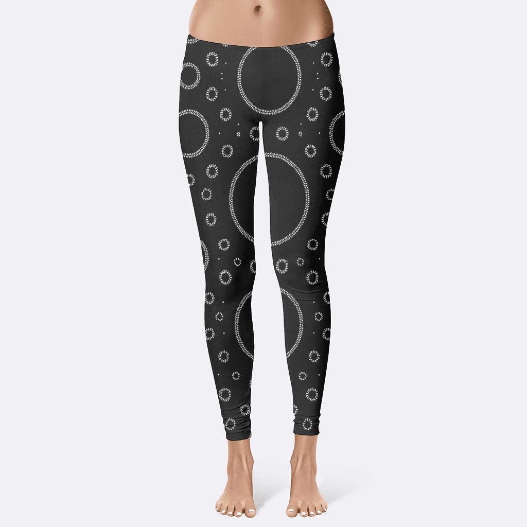 Void Ring Dot Matrix personalized print leggings