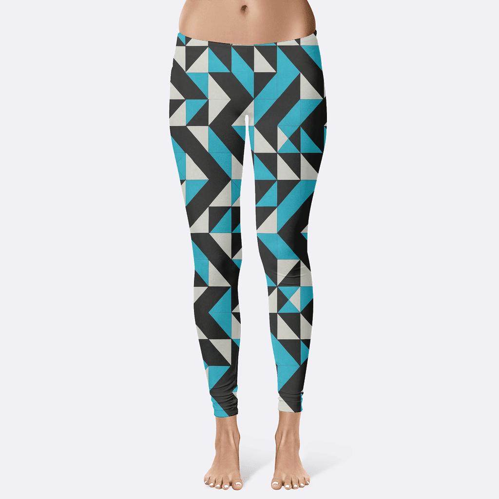 Interstellar Triangle Flux soft cotton leggings