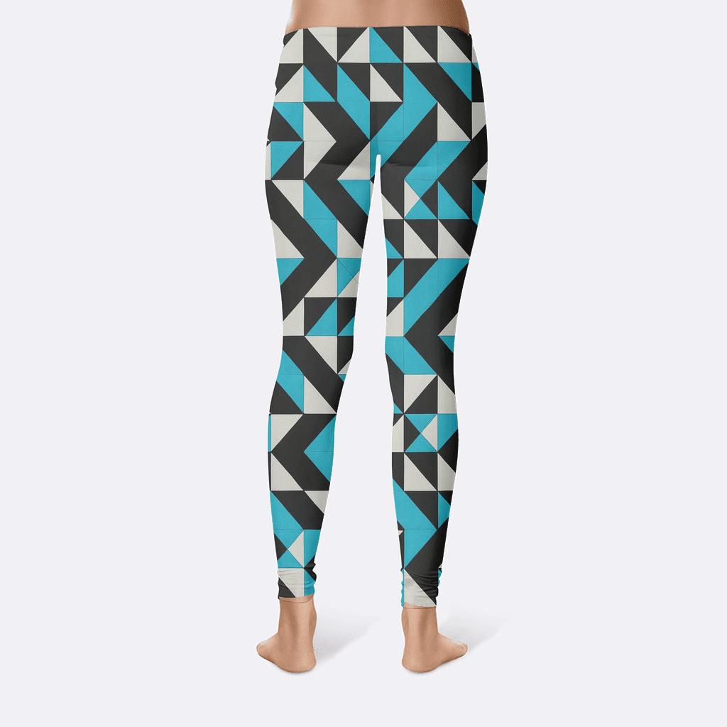Interstellar Triangle Flux soft cotton leggings