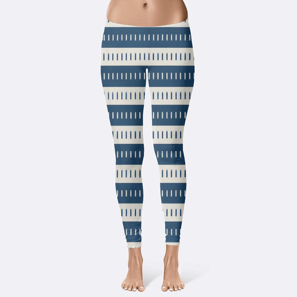 Pulsar Stripe Modulation comfortable yoga leggings