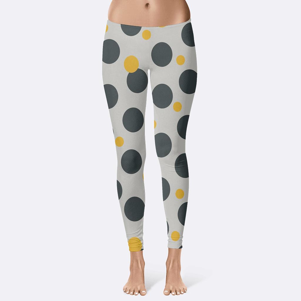Binary Star Offset Dots soft cotton leggings