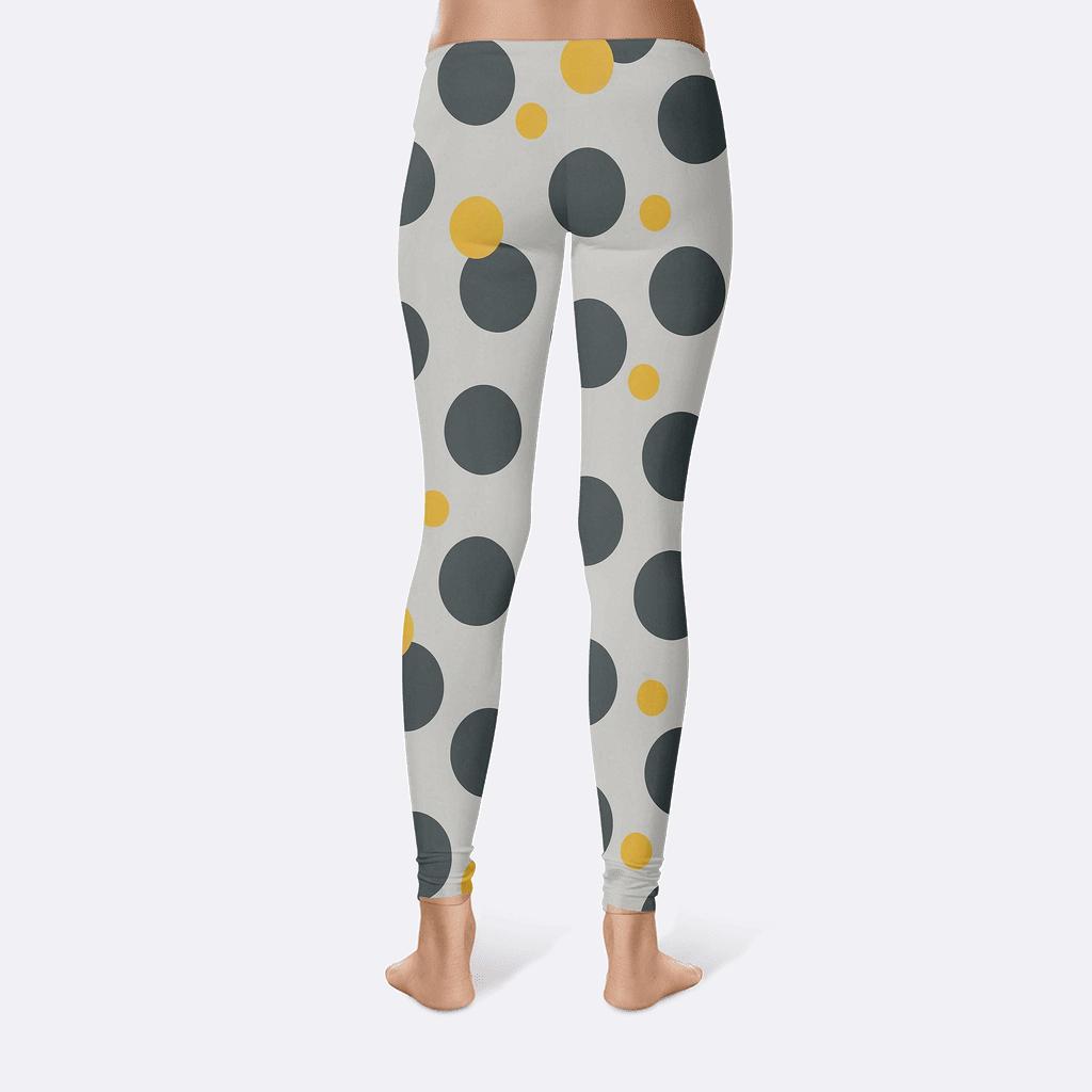 Binary Star Offset Dots soft cotton leggings