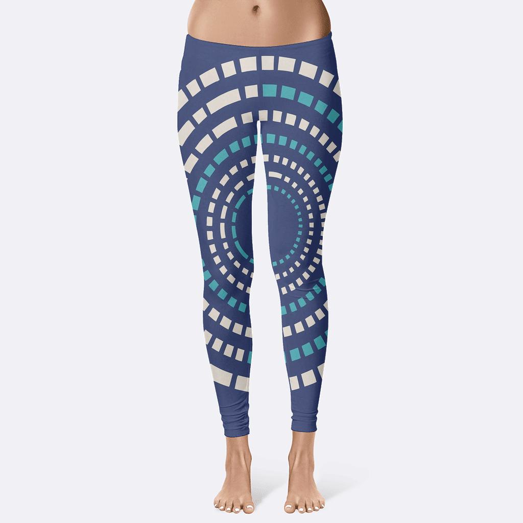 Spiral Arm Segment Rings soft cotton leggings