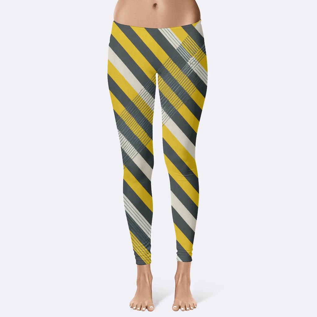 Stellar Stripe Interference designer patterned leggings