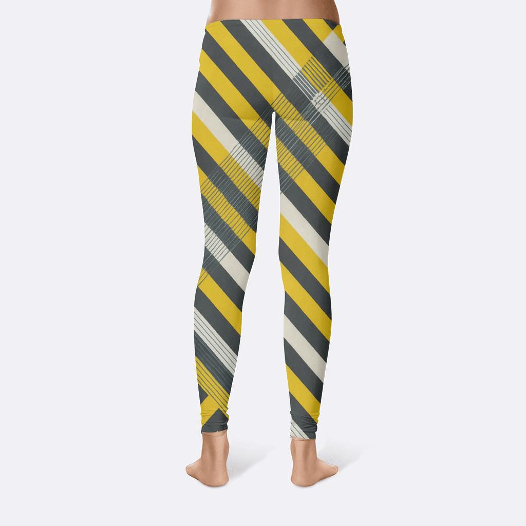 Stellar Stripe Interference designer patterned leggings