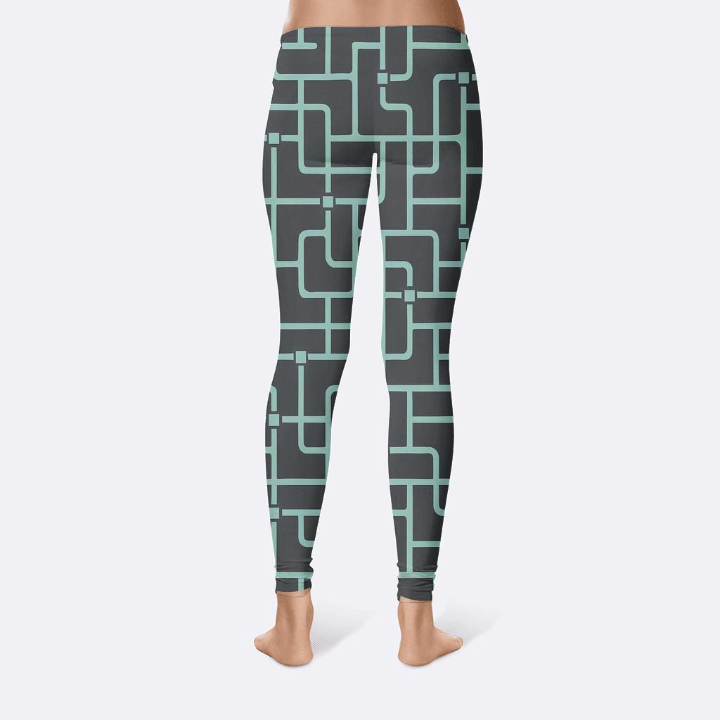 Interstellar Circuit Mesh trendy athletic leggings