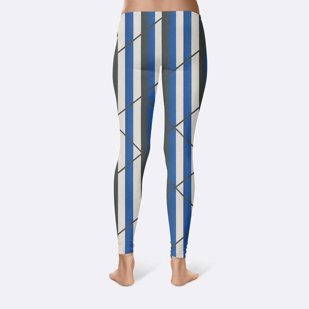Cascade Stripe Interference custom leggings
