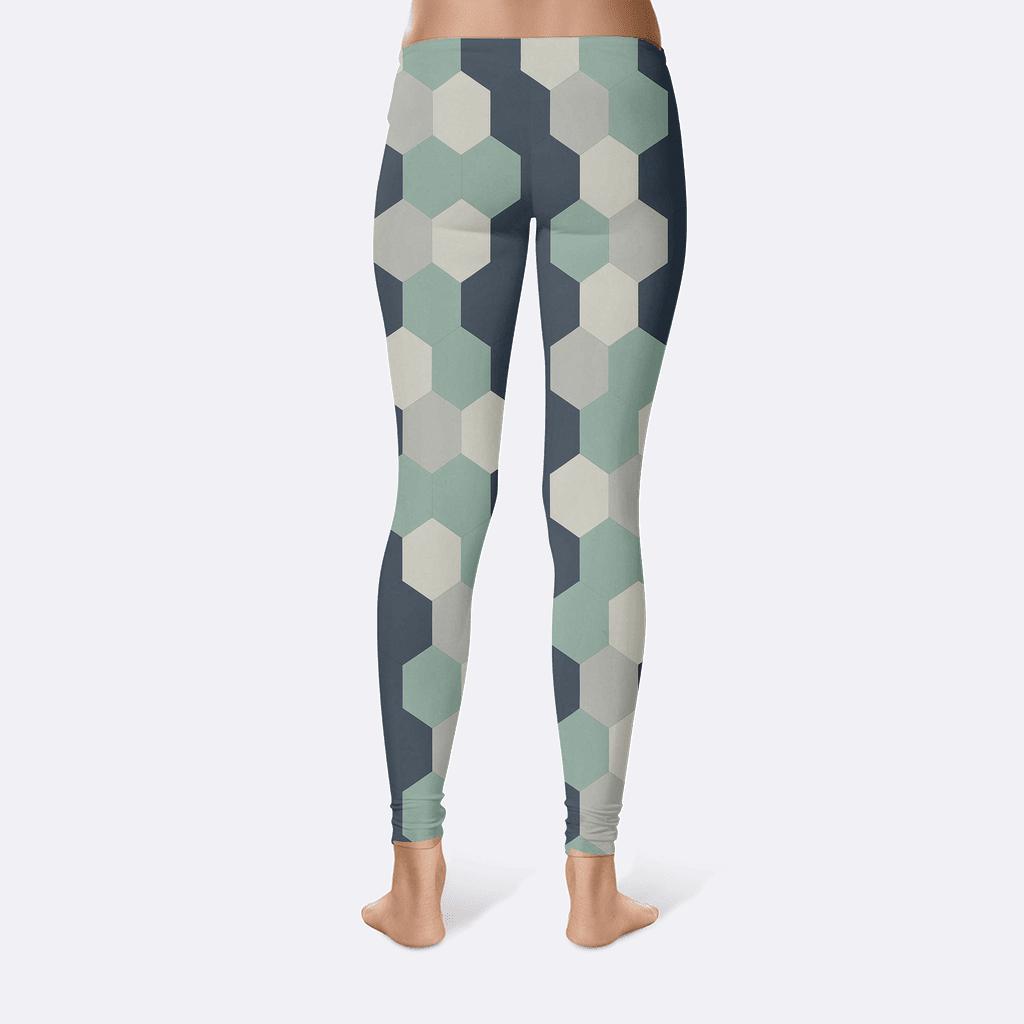 Staggered Hex Ladder comfortable yoga leggings