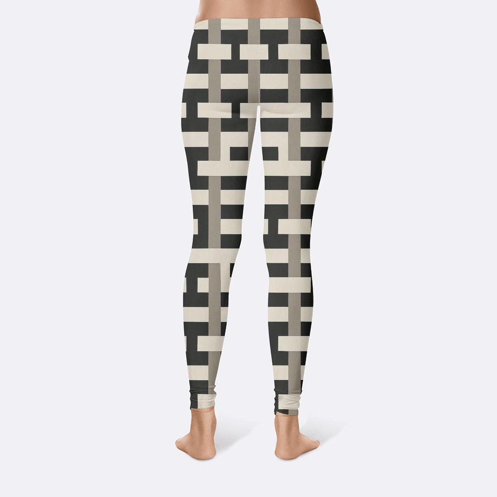 Broken Weave Matrix high-waist leggings