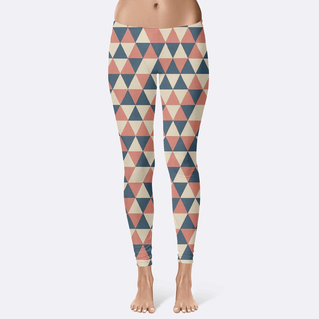 Triangular Phase Quilt unique fashion leggings