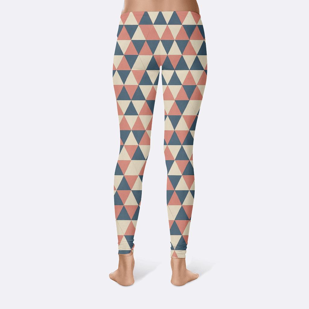 Triangular Phase Quilt unique fashion leggings