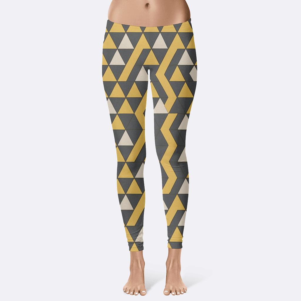 Triangular Flip Tessellation unique fashion leggings