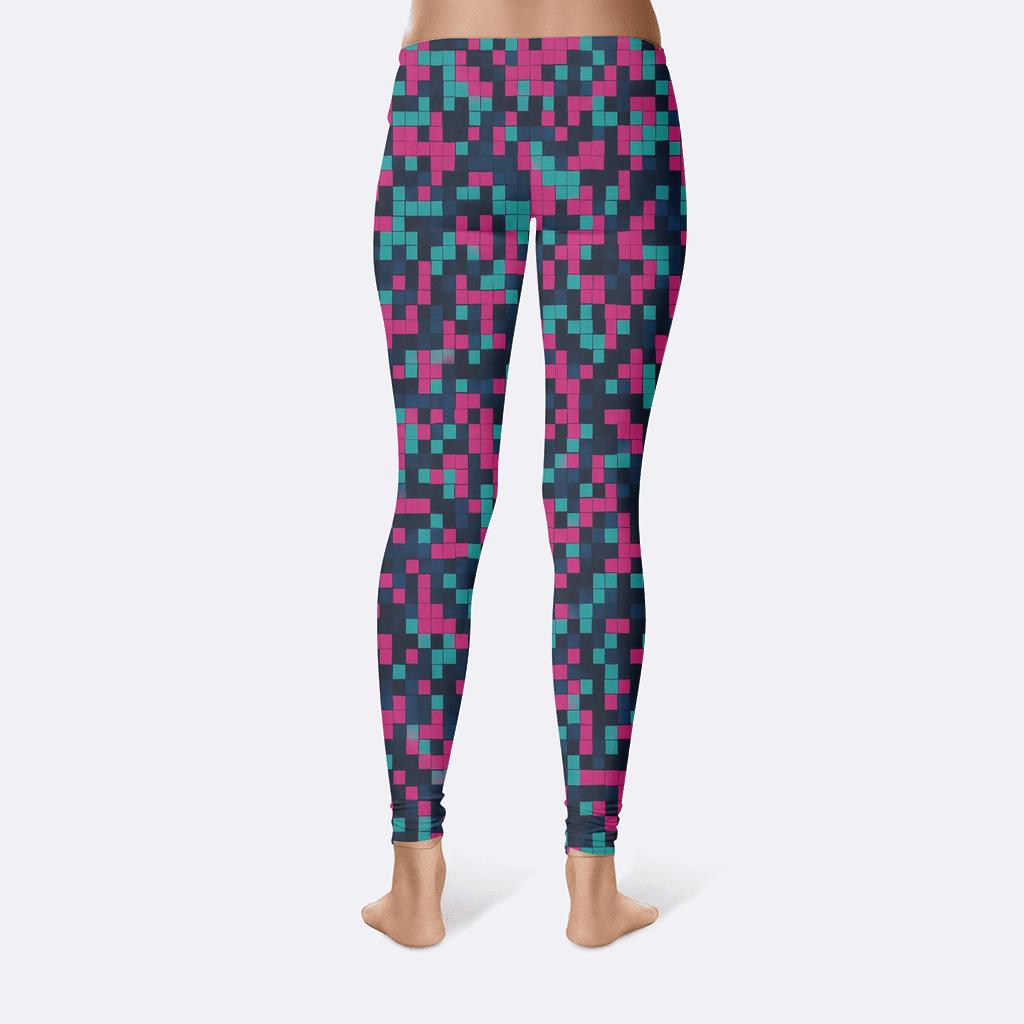 Nebula Pixel Scatter unique fashion leggings