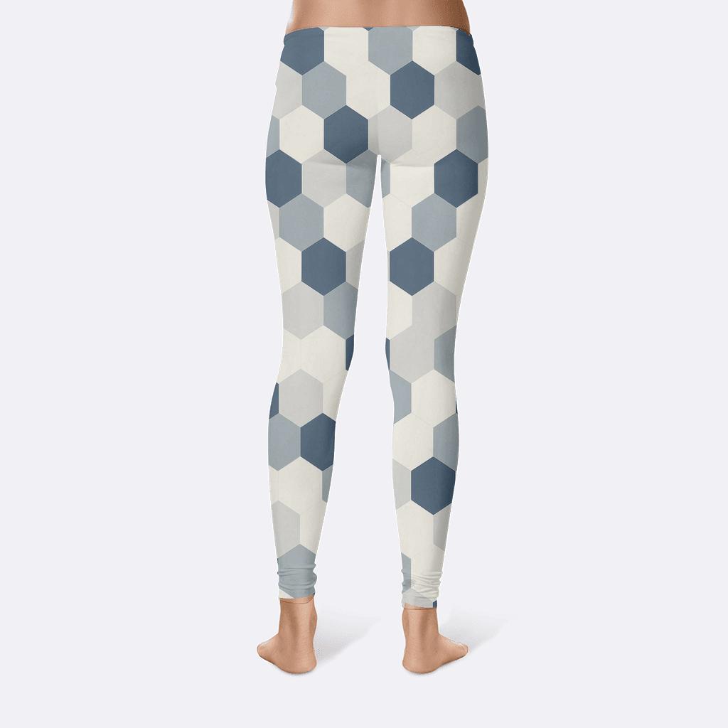 Galactic Hex Drift soft cotton leggings