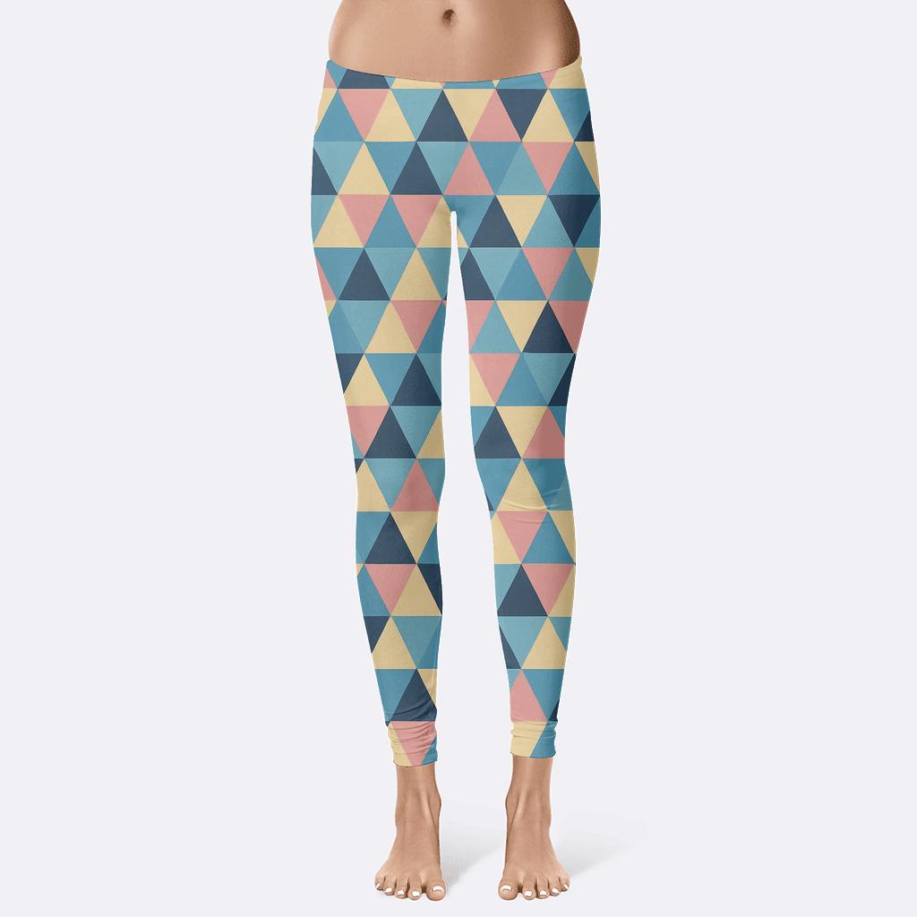 Interstellar Triangle Mesh unique fashion leggings