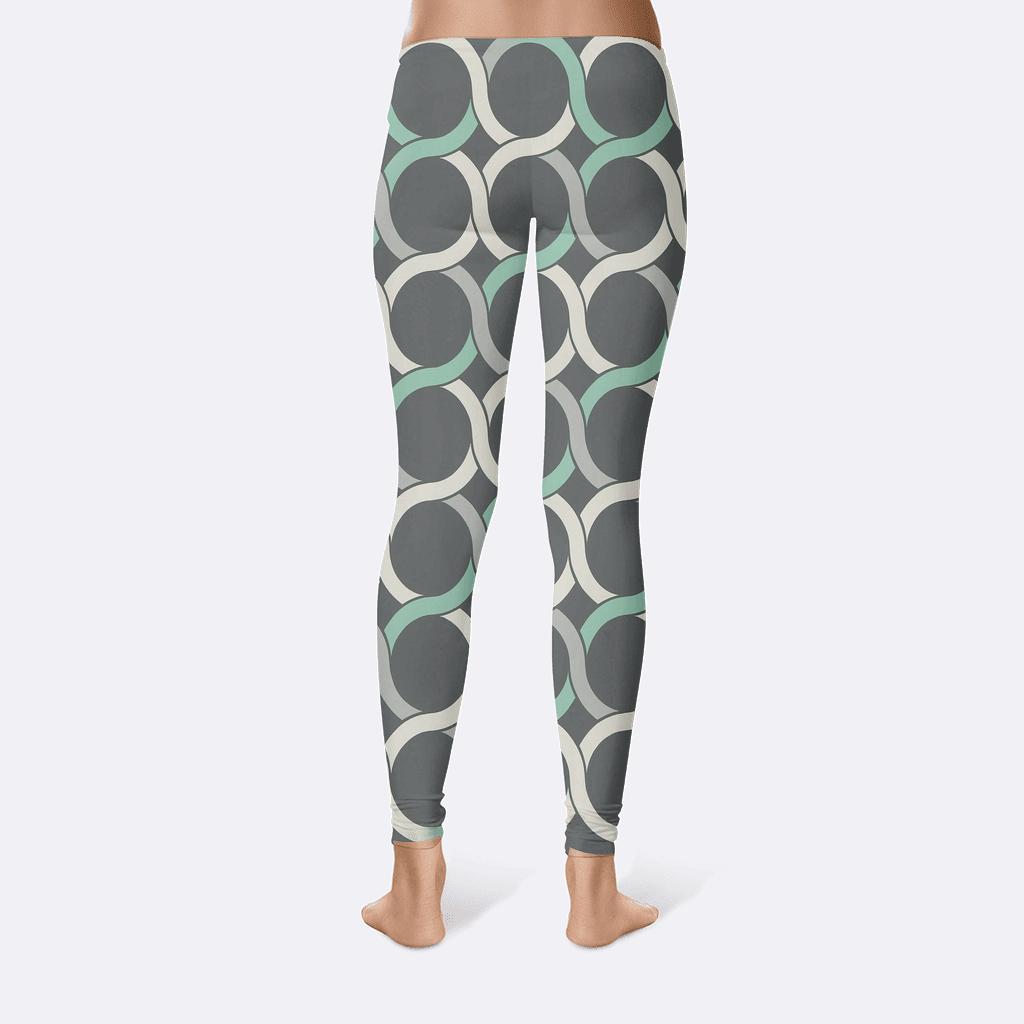 Orbit Chain Tessellation designer patterned leggings