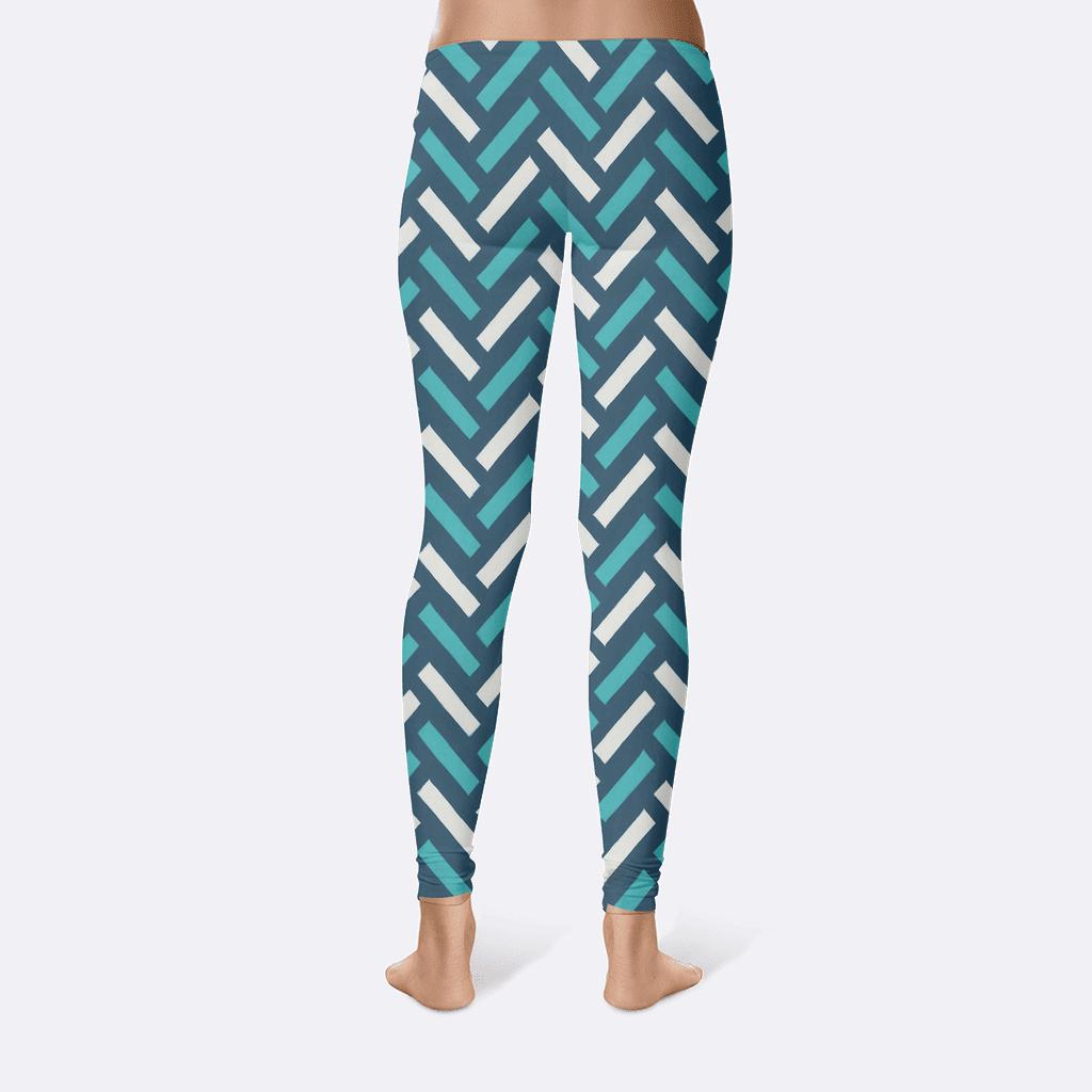 Comet Trail Herringbone high-waist leggings