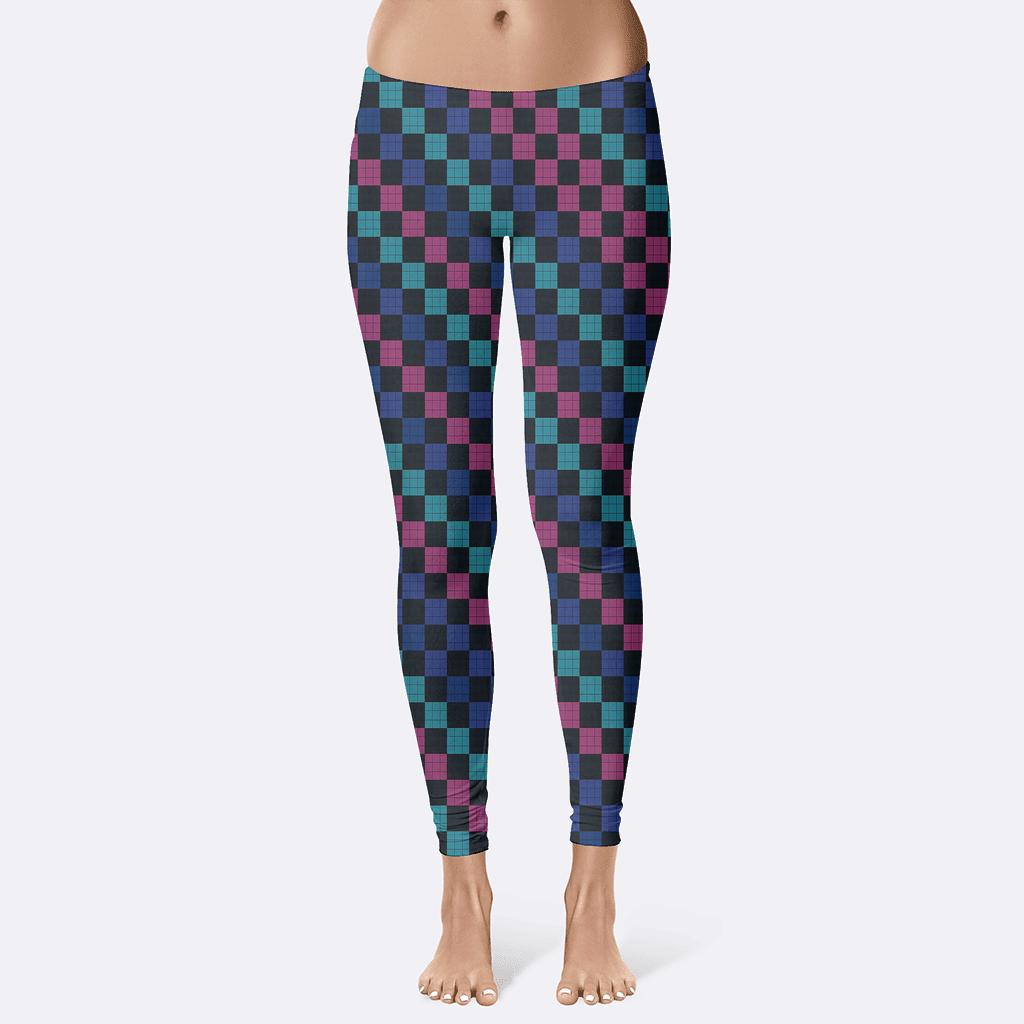 Nebula Pixel Lattice custom leggings