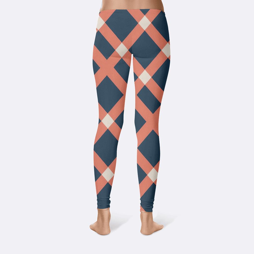 Diagonal Lattice Ribbon custom leggings