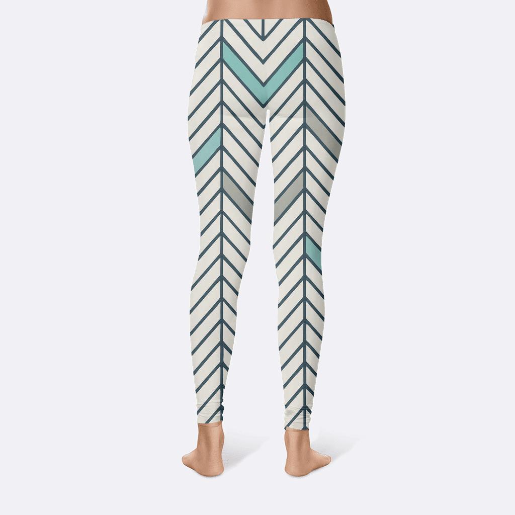 Nested Angle Cascade high-waist leggings