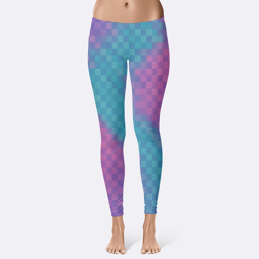 Nebula Pixel Drift unique fashion leggings
