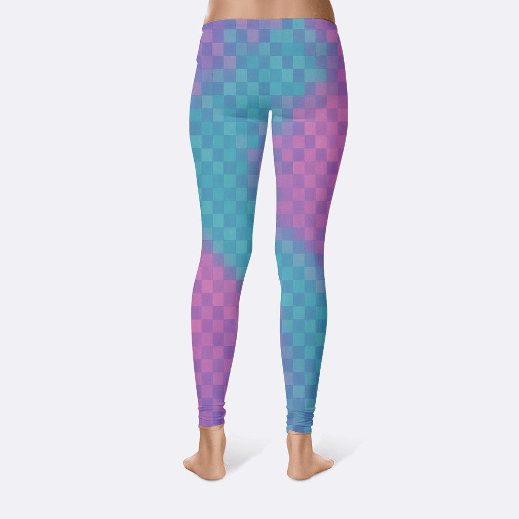 Nebula Pixel Drift unique fashion leggings
