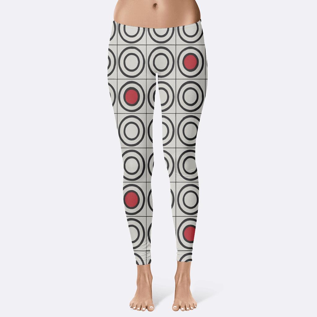 Void Ring Tessellation soft cotton leggings