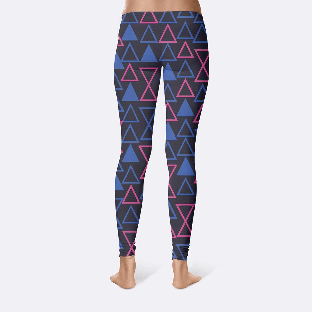 Deep Space Triangle Weave personalized print leggings