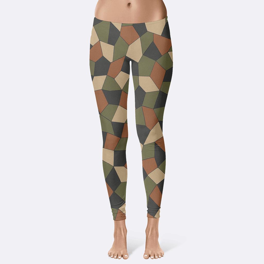 Asteroid Shard Mosaic personalized print leggings