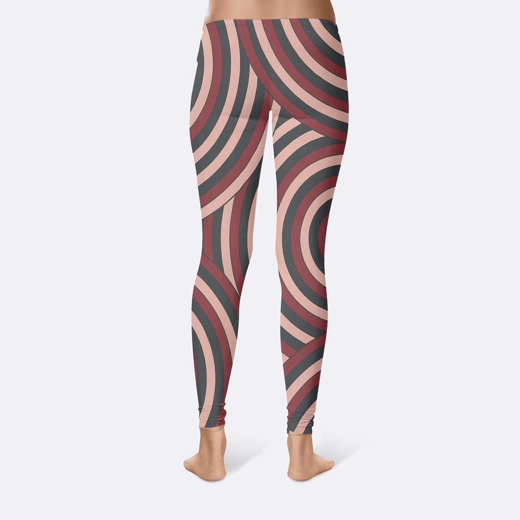 Galactic Ring Striation designer patterned leggings