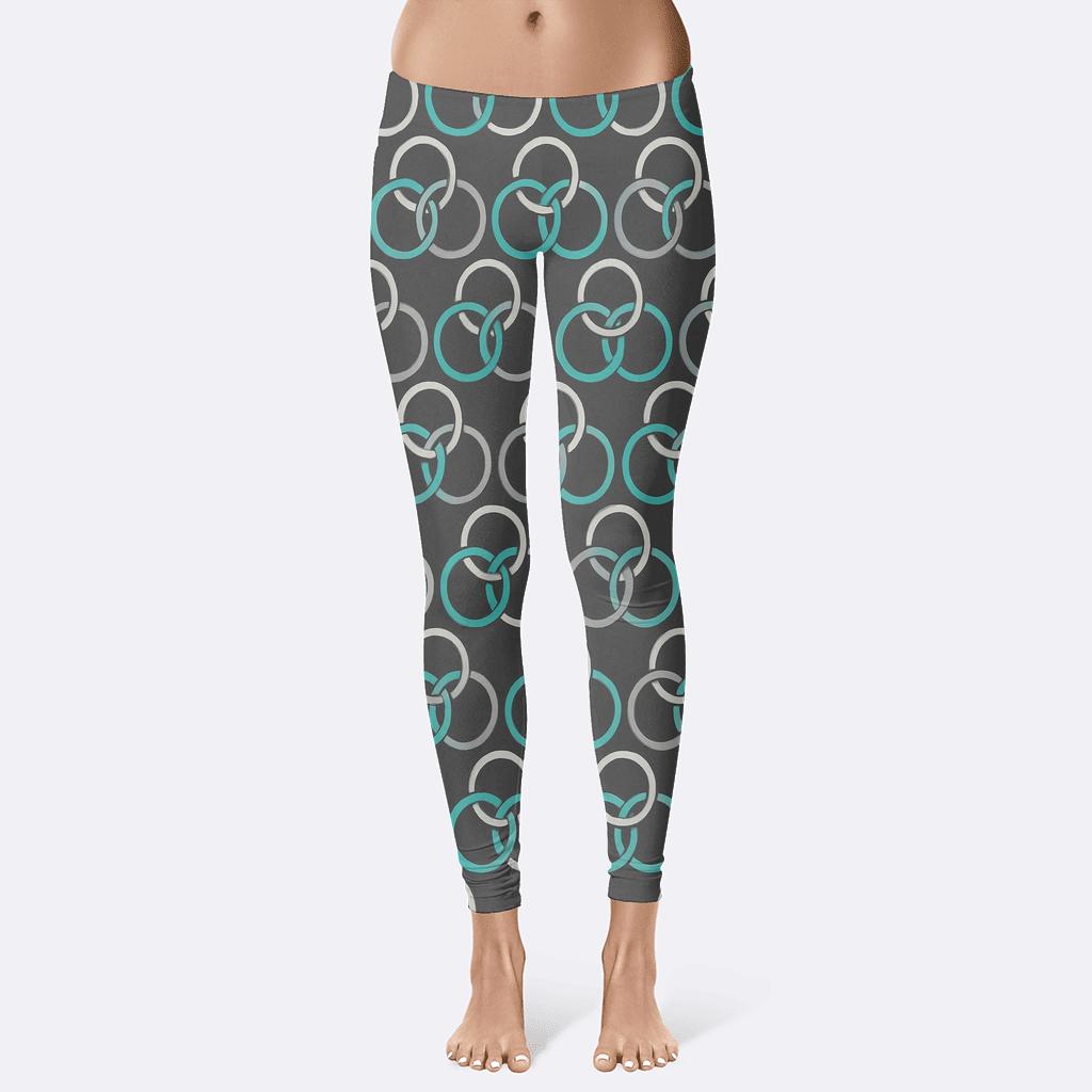 Galactic Ring Tessellation high-waist leggings