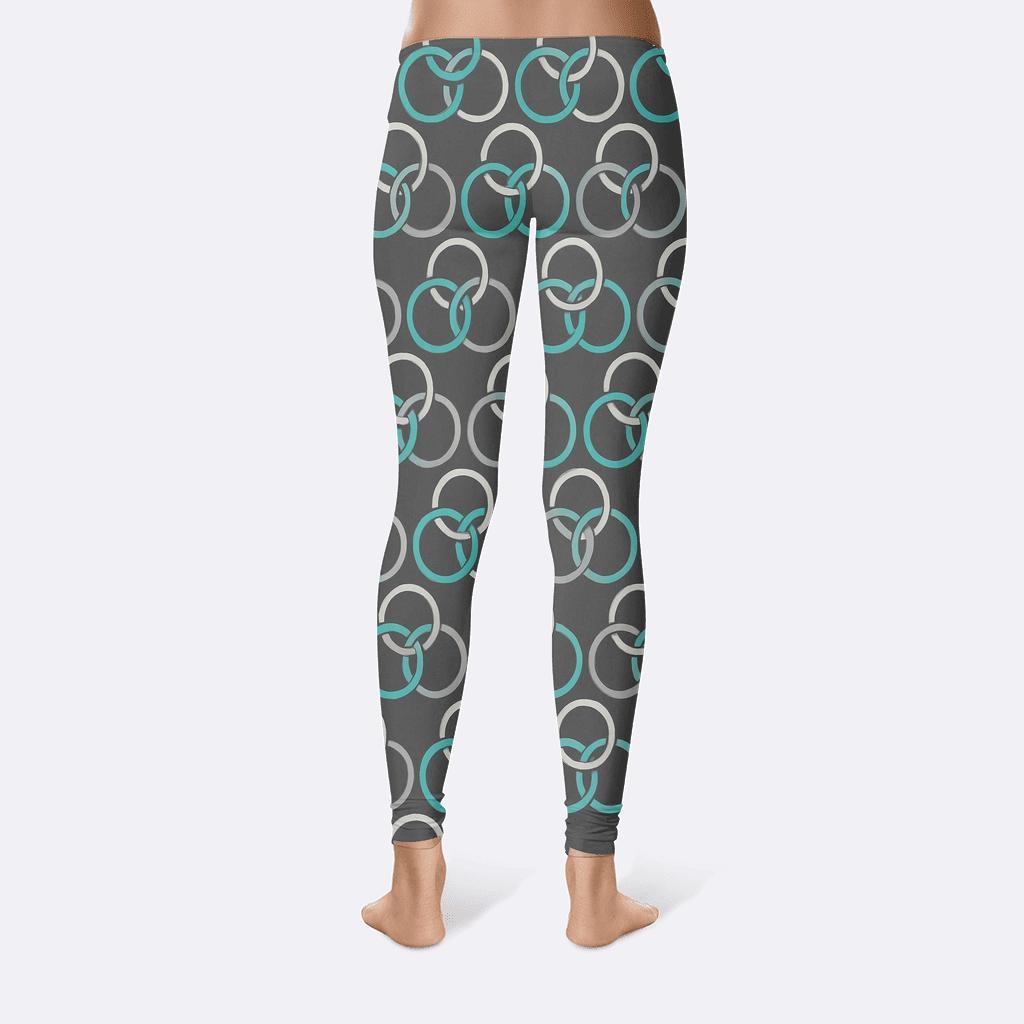 Galactic Ring Tessellation high-waist leggings