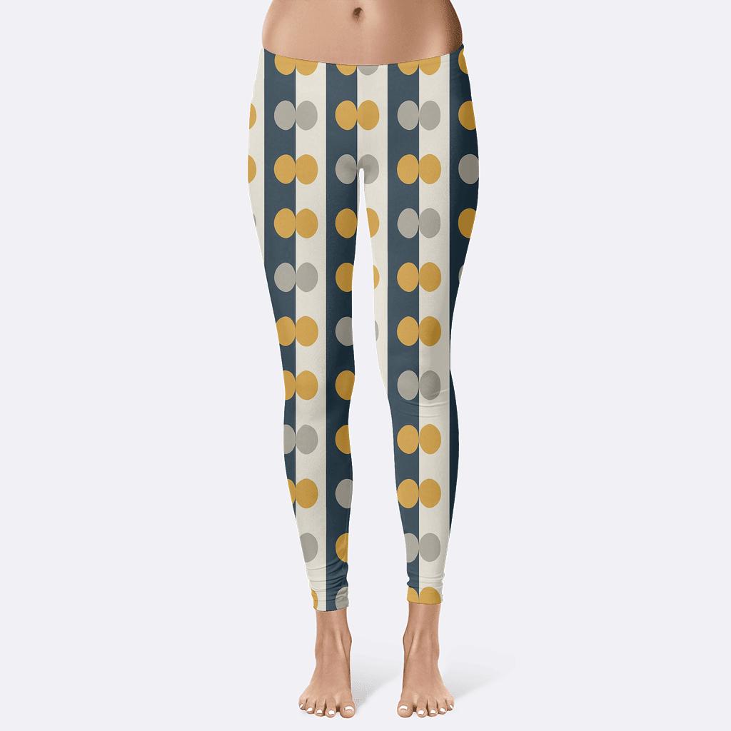 Binary Star Stripe Matrix high-waist leggings