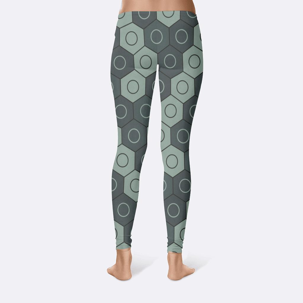 Hex Offset Ring Matrix stylish workout leggings
