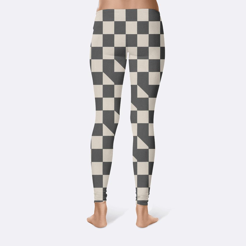 Checkerboard Phase Shift custom leggings