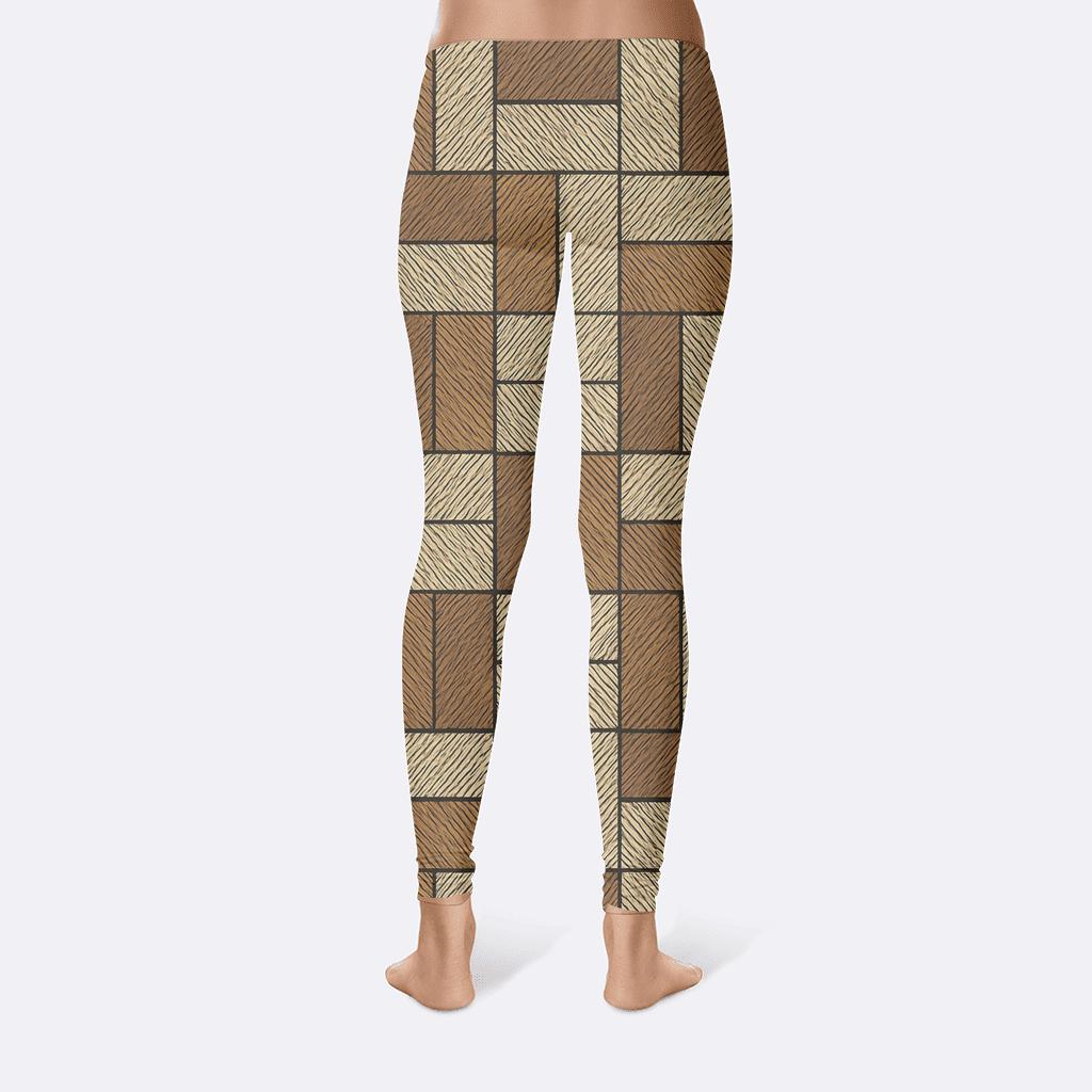 Crosshatch Drift Parquet comfortable yoga leggings