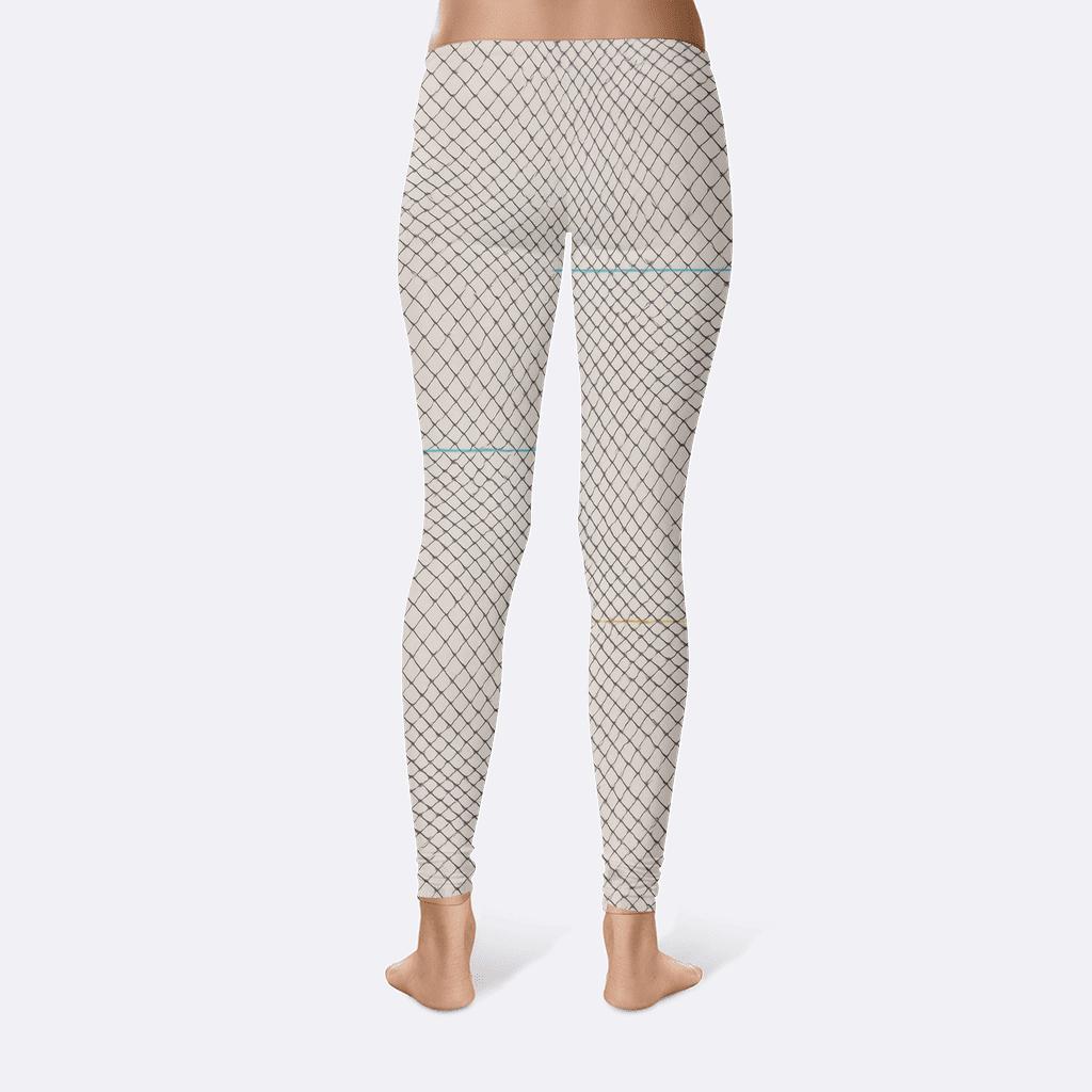 Moire Orbit Weft trendy athletic leggings