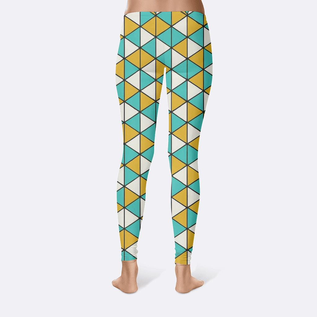 Tri Tile Flipbook stylish workout leggings