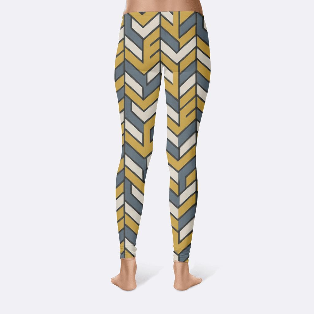 Offset Ladder Chevron Stack unique fashion leggings