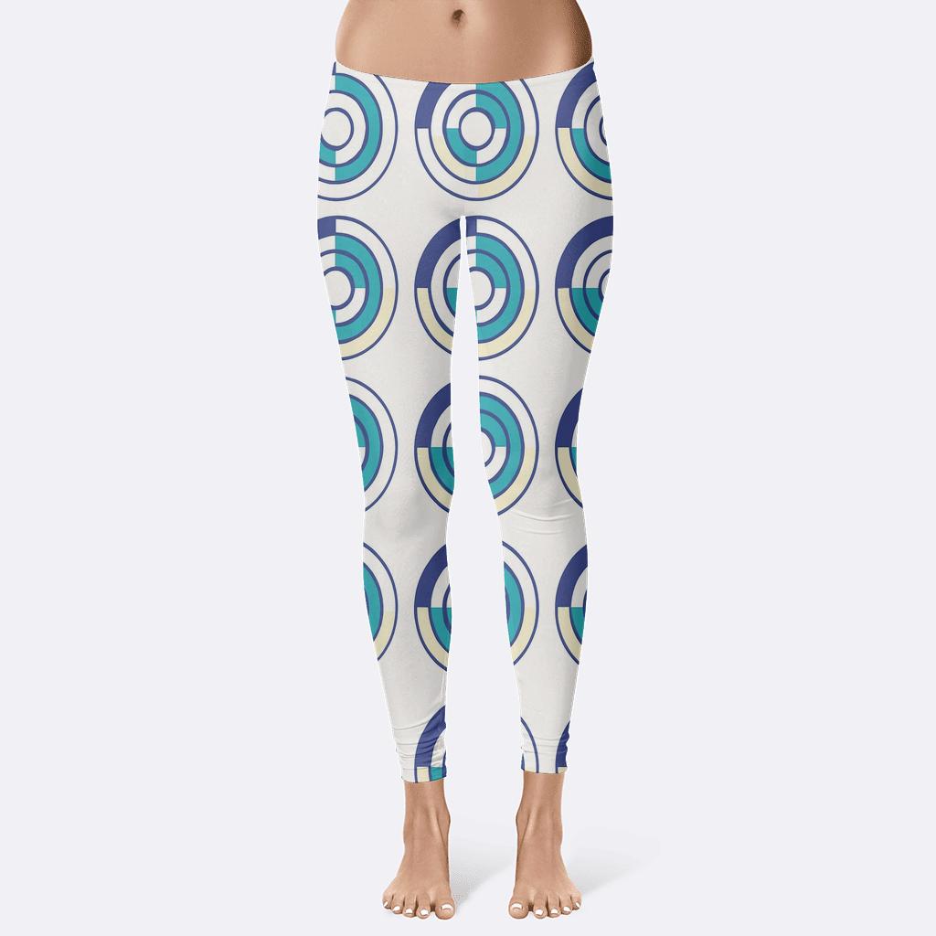 Radial Band Dial Matrix comfortable yoga leggings