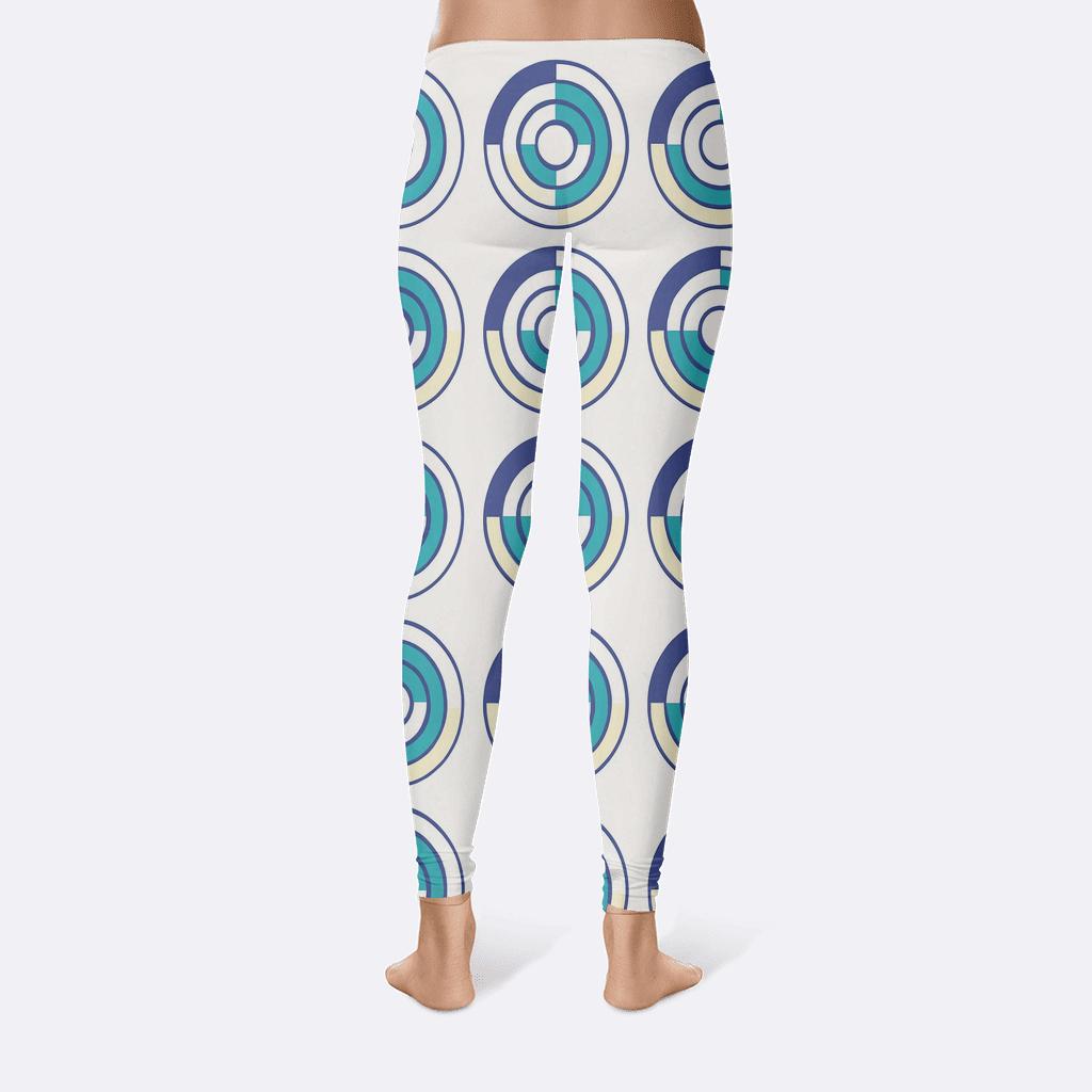 Radial Band Dial Matrix comfortable yoga leggings