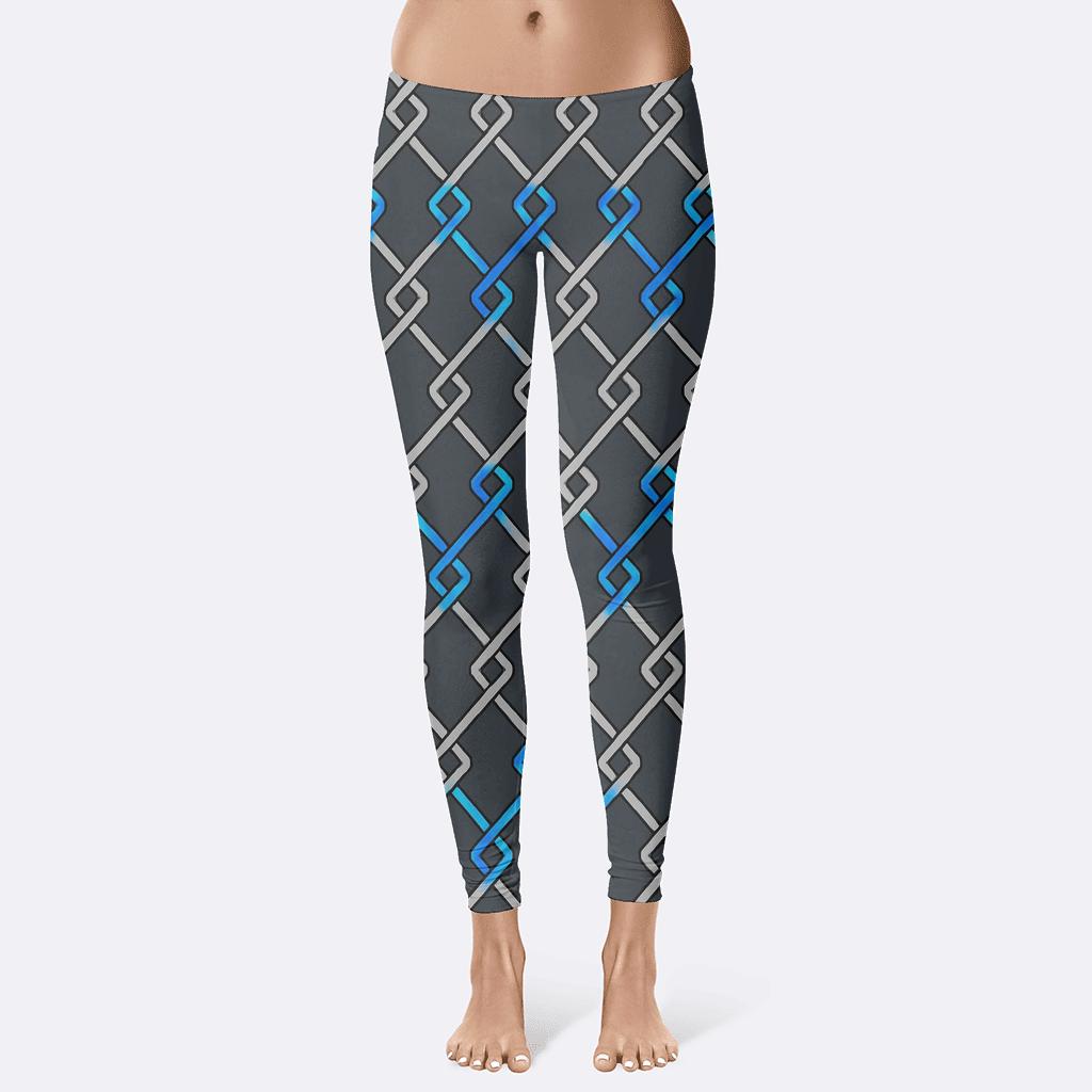Diamond Loop Chainmail Flat custom leggings