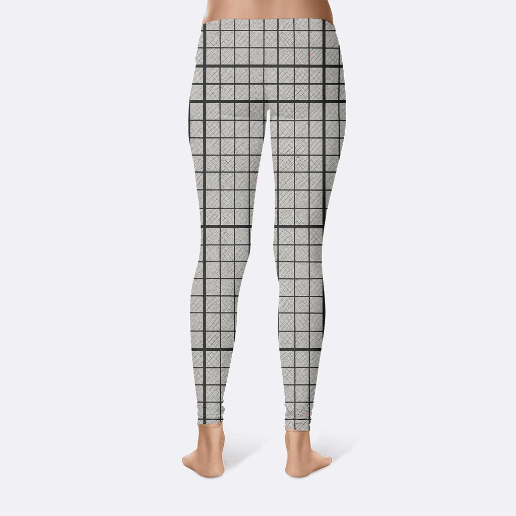 Stellar Lattice Crosshatch trendy athletic leggings